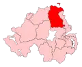 A large constituency in the north of the county.