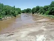 The North Canadian River near Shawnee