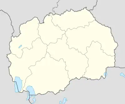 Kumanovo is located in North Macedonia