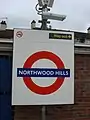 Station platform roundel