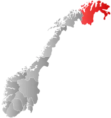 Finnmark within Norway