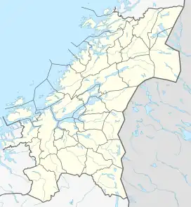 Levanger is located in Trøndelag