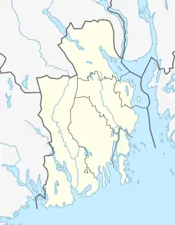 Numedalslågen is located in Vestfold