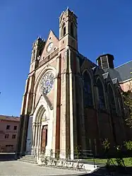 The basilica of Notre-Dame-de-l'Osier