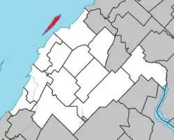 Location within Rivière-du-Loup RCM