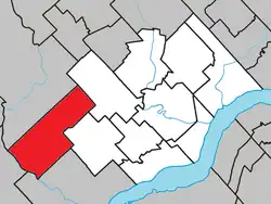 Location within Les Chenaux RCM.