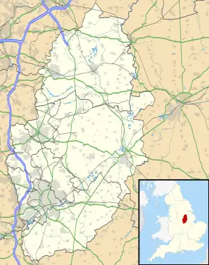 Newstead Abbey is located in Nottinghamshire