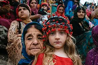 A Kurdish woman and a child from Bisaran, Eastern Kurdistan, 2017