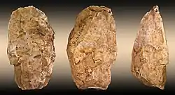 Lithic core for Lithic reduction - Upper Paleolithic Muséum of Toulouse