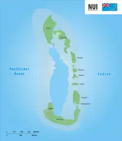 Map of the atoll