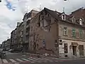 Destroyed building in Đorđićeva Street.