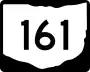 State Route 161 marker