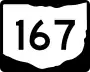 State Route 167 marker