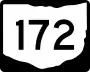 State Route 172 marker