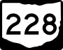 State Route 228 marker