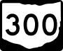 State Route 300 marker