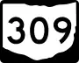 State Route 309 marker