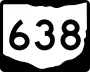 State Route 638 marker