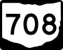 State Route 708 marker