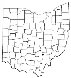 Location of Grove City, Ohio