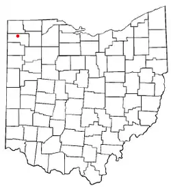 Location of Ney, Ohio