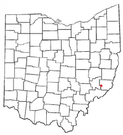 Location of Stafford, Ohio