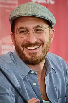 Laughing Darren Aronofsky at the Odesa International Film Festival