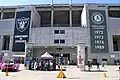 Gate at the Oakland Coliseum, September 10, 2017