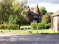 Oast House in Tudeley, Kent, now in residential use