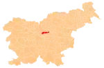 The location of the Municipality of Lukovica