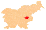 The location of the Municipality of Sevnica