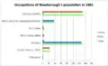 Occupations of Newborough in 1881.