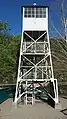 Fire tower at the museum formerly located on Oswald Dome. This tower was moved to its current location in 2004.