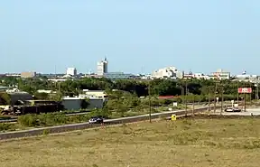 Odessa skyline, looking east from TX-302