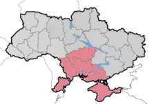 Location of the Diocese of Odesa-Simferopol