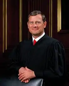 US supreme court chief justice John Roberts (AB, 1976)