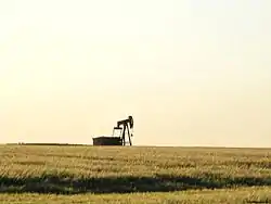 Pump jack near Ponoka