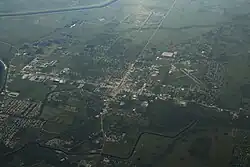 Aerial view of the city in 2013