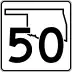 State Highway 50 marker