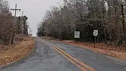 Arkansas Highway 182 in Okolona, January 2018