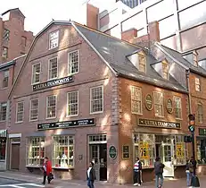 Corner Bookstore building, corner of School and Washington Streets, 2008