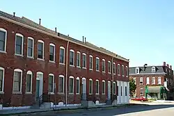 Terraced houses in Old North St. Louis