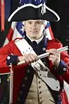 Drummer of the United States Army's Old Guard Fife and Drum Corps, 2013