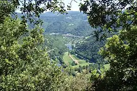 A view towards Les Ollières-sur-Eyrieux