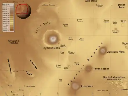 Olympus Mons Region