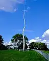 One Hundred Foot Line by Roxy Paine (2010)