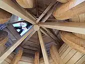 Inside the dome during construction, in Munich (Germany)