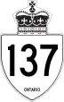 Highway 137 marker