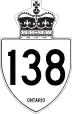 Highway 138 marker