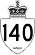 Highway 140 marker